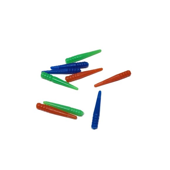 Wood Cribbage Board 3 Track with Pegs Red Blue Green - Picture 7 of 7